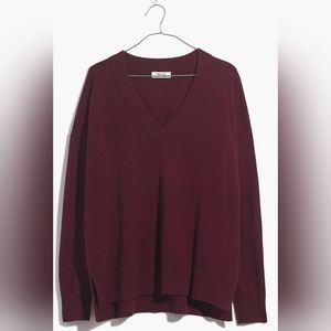 Madewell Cashmere Ex-Boyfriend Pullover Sweater